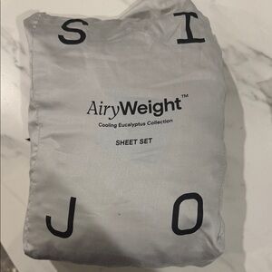Sijo AiryWeight Cooling Eucalyptus Sheet Set - Gray
